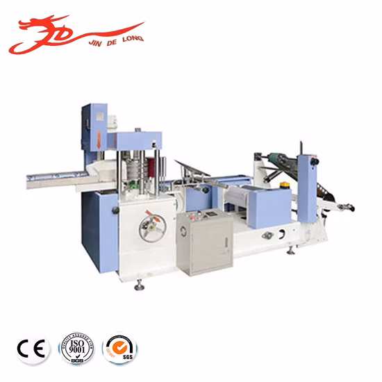 Producto de papel tisú de servilleta de máquina de fabricación de tejido barato con funciones de impresión en 2 colores y estampado en relieve